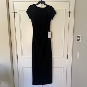 Xscape Black Maxi Dress